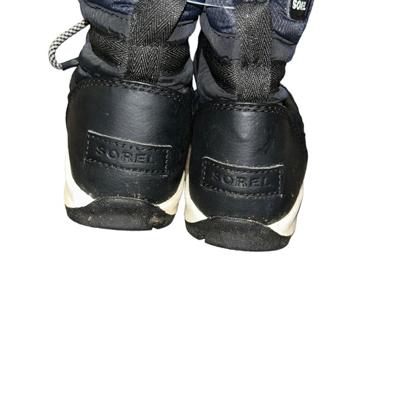 SOREL GIRL'S black WHITNEY WINTER BOOT size 2 youth 2Y - Picture 4 of 6